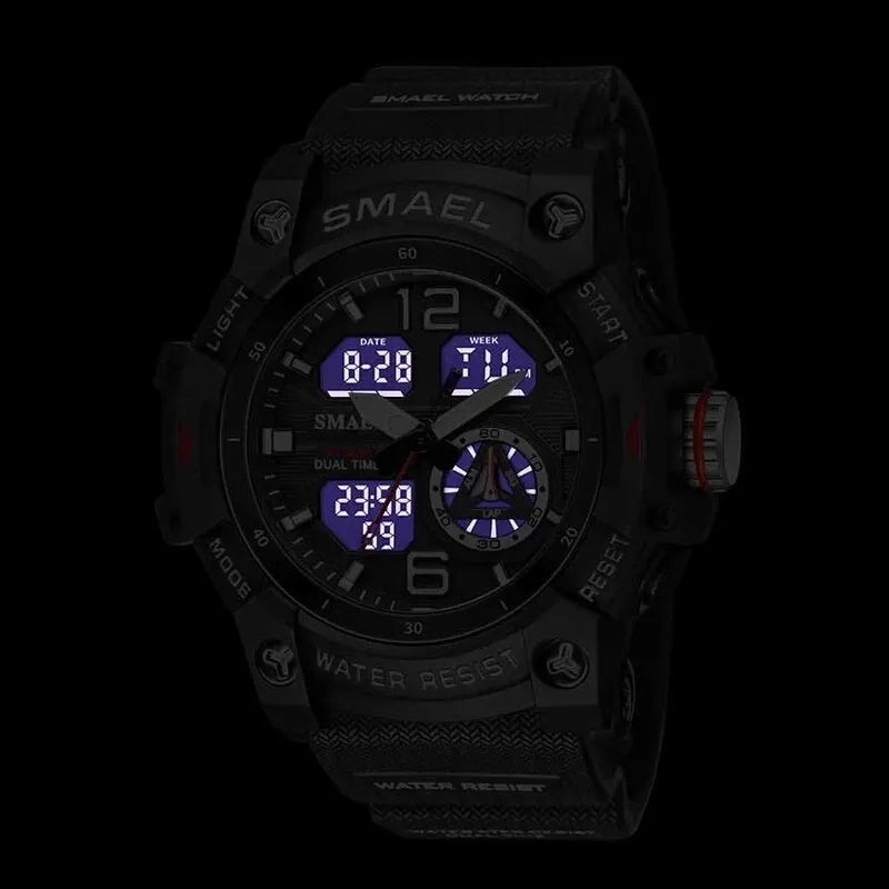 Backlight Waterproof Sport Watch – Men