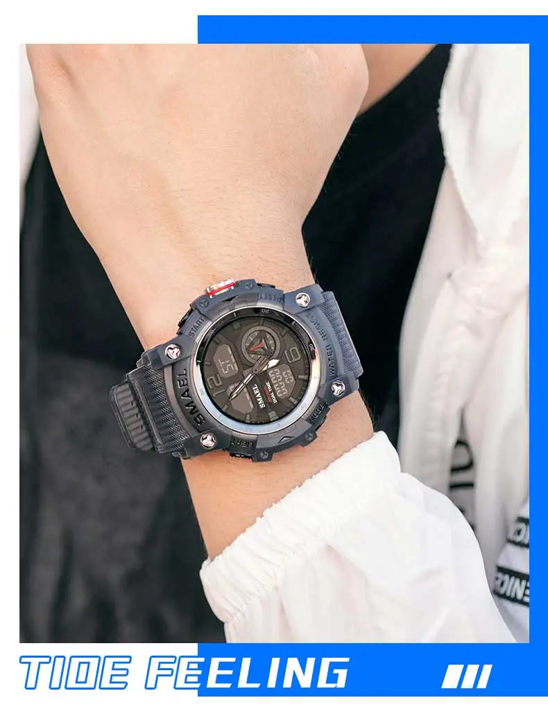 Backlight Waterproof Sport Watch – Men