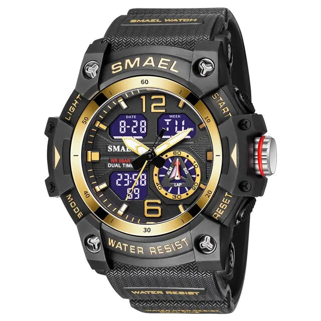 Backlight Waterproof Sport Watch – Men