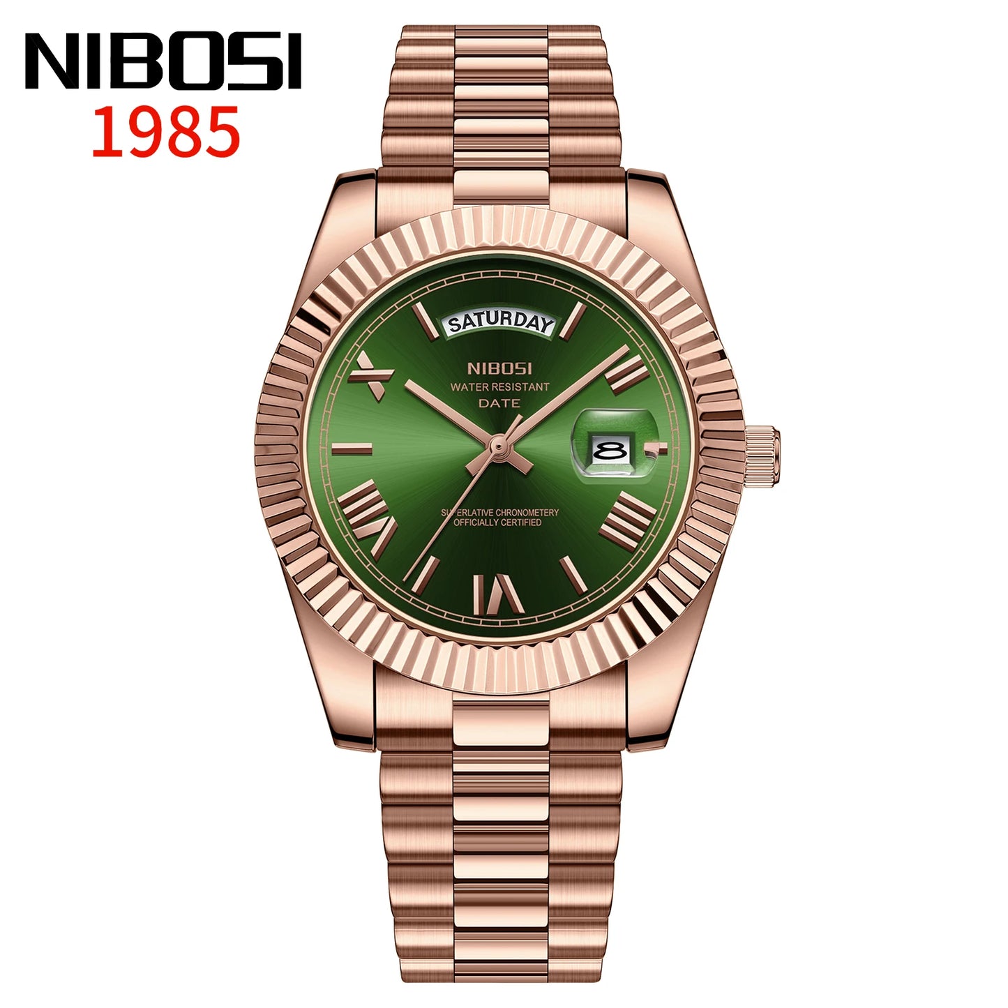Elegant Men's Steel Quartz Watch