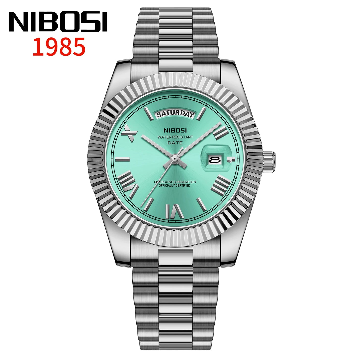 Elegant Men's Steel Quartz Watch