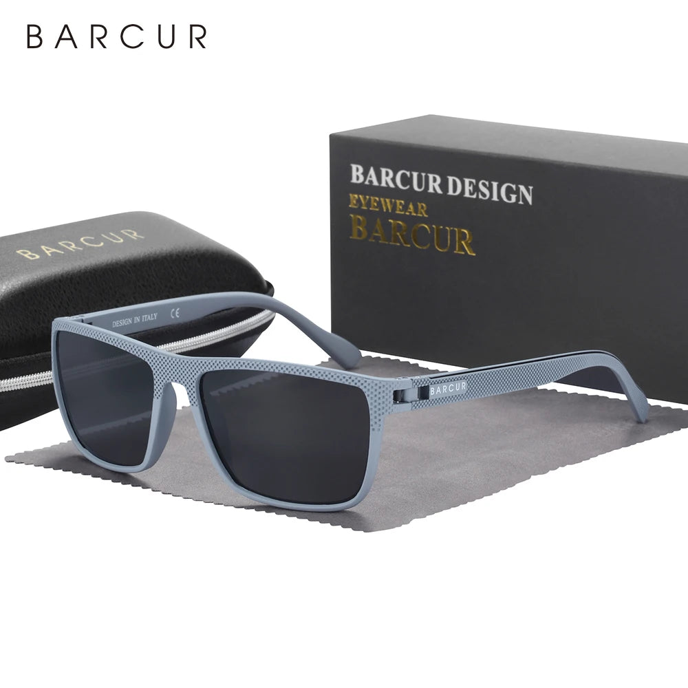BARCUR TR90 Polarized Sunglasses – UVAB Protection