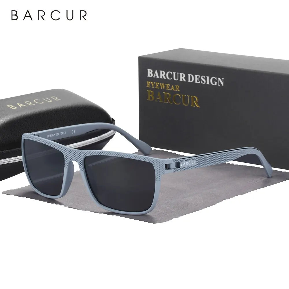 BARCUR TR90 Polarized Sunglasses – UVAB Protection