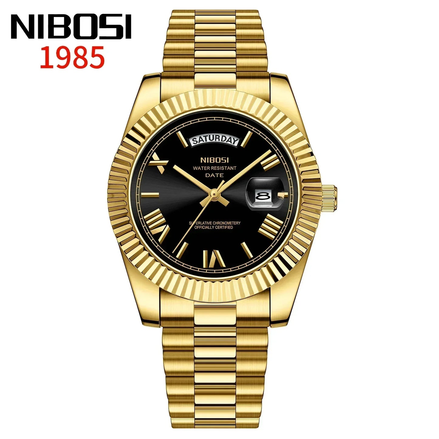 Elegant Men's Steel Quartz Watch