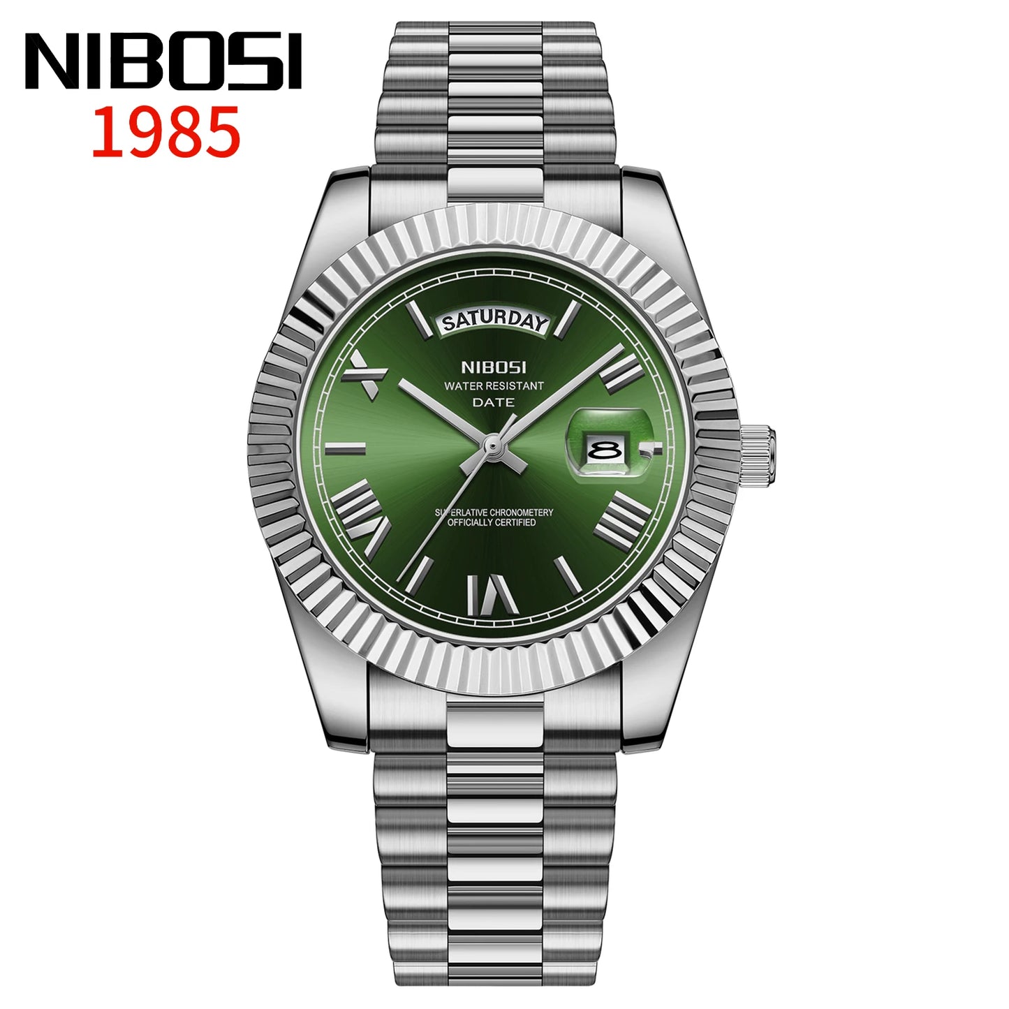 Elegant Men's Steel Quartz Watch