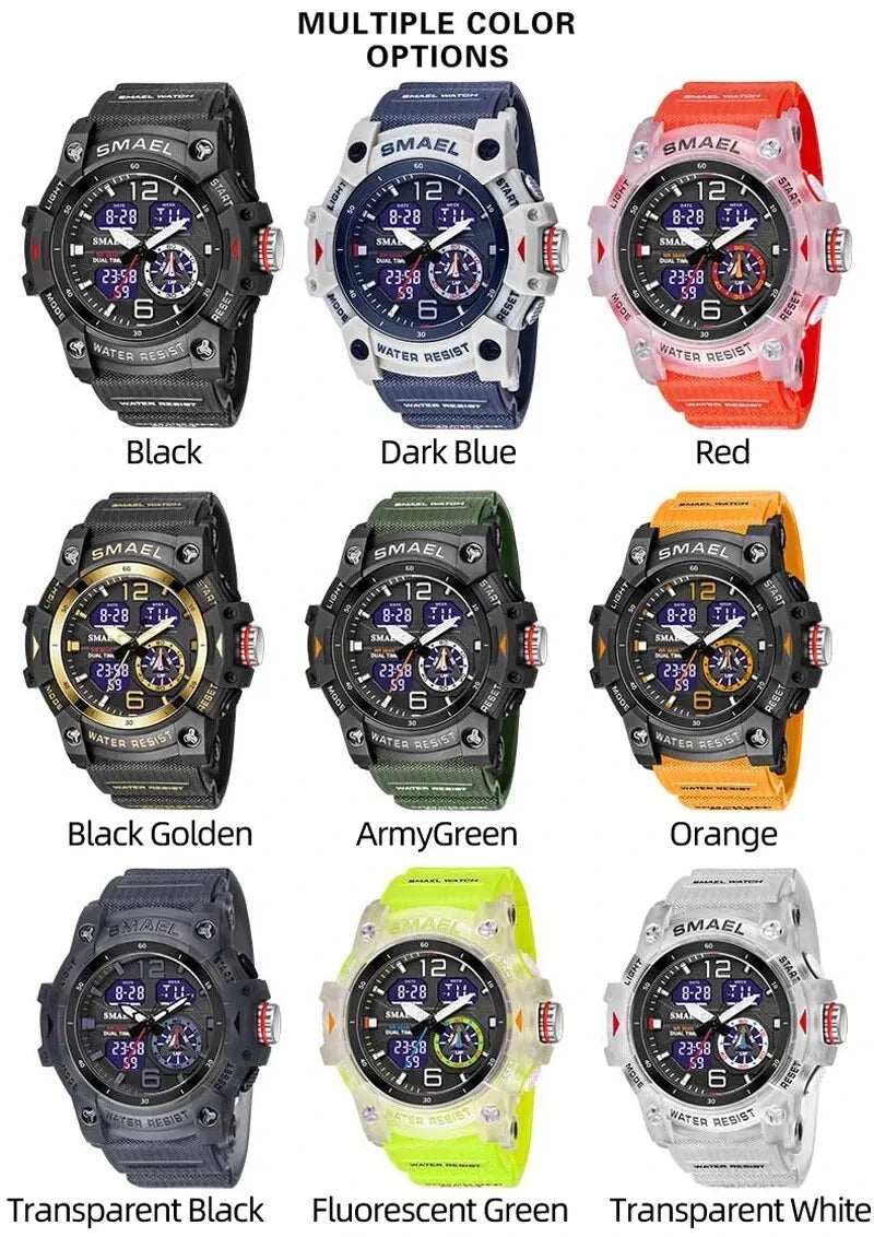 Backlight Waterproof Sport Watch – Men