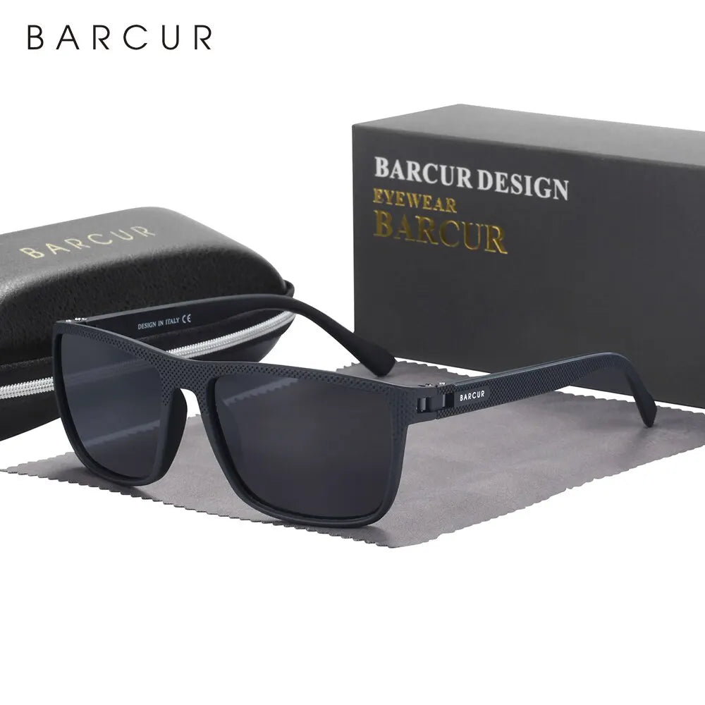 BARCUR TR90 Polarized Sunglasses – UVAB Protection