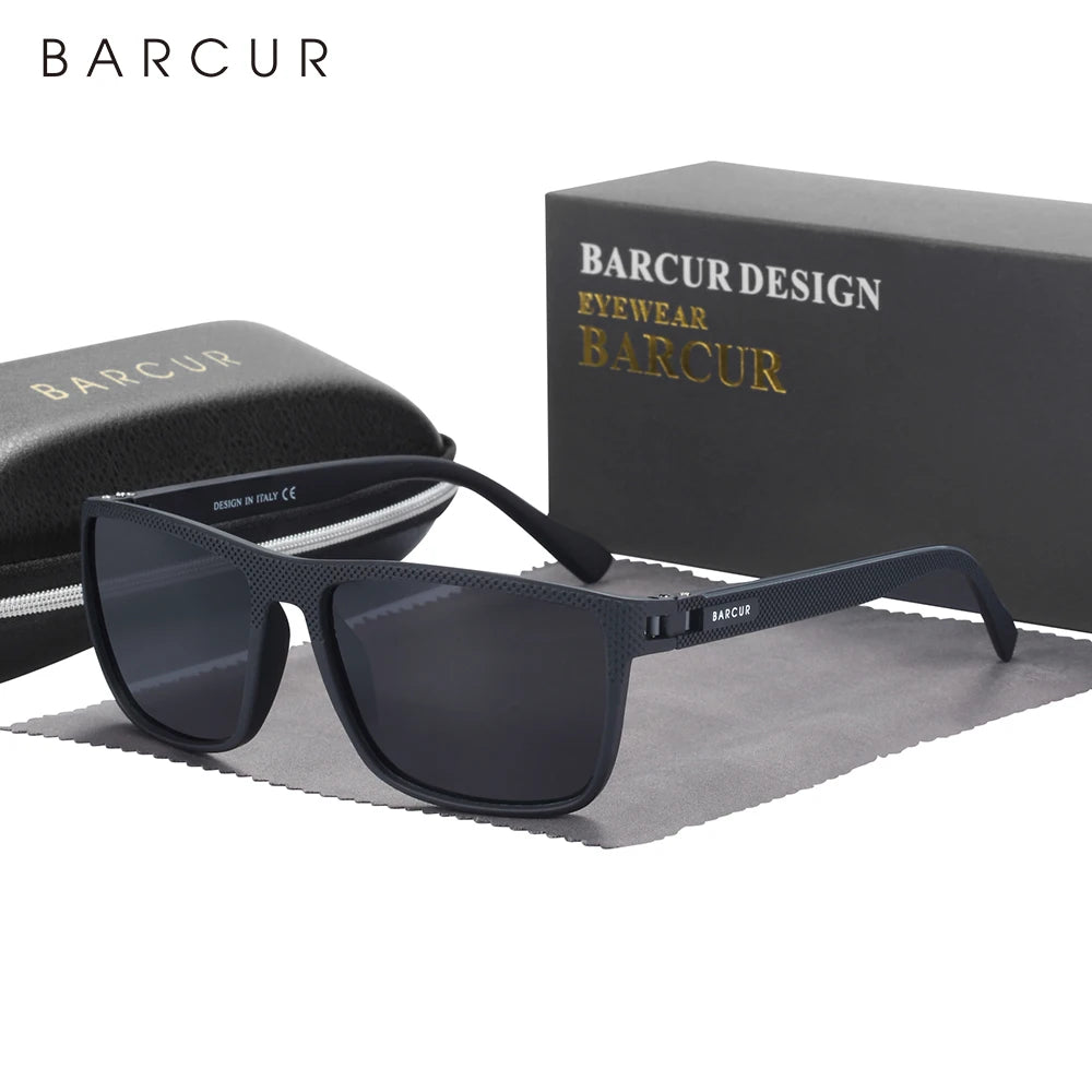 BARCUR TR90 Polarized Sunglasses – UVAB Protection