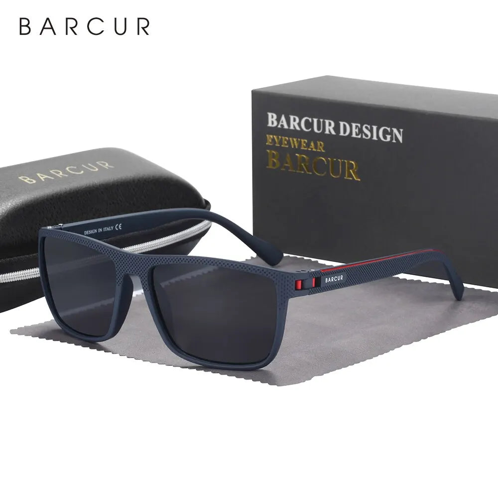BARCUR TR90 Polarized Sunglasses – UVAB Protection