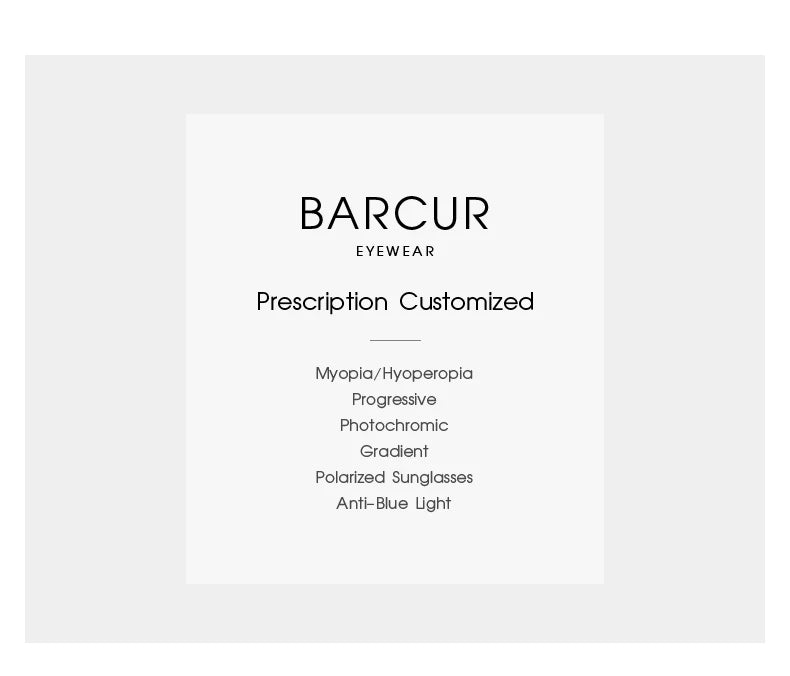 BARCUR TR90 Polarized Sunglasses – UVAB Protection