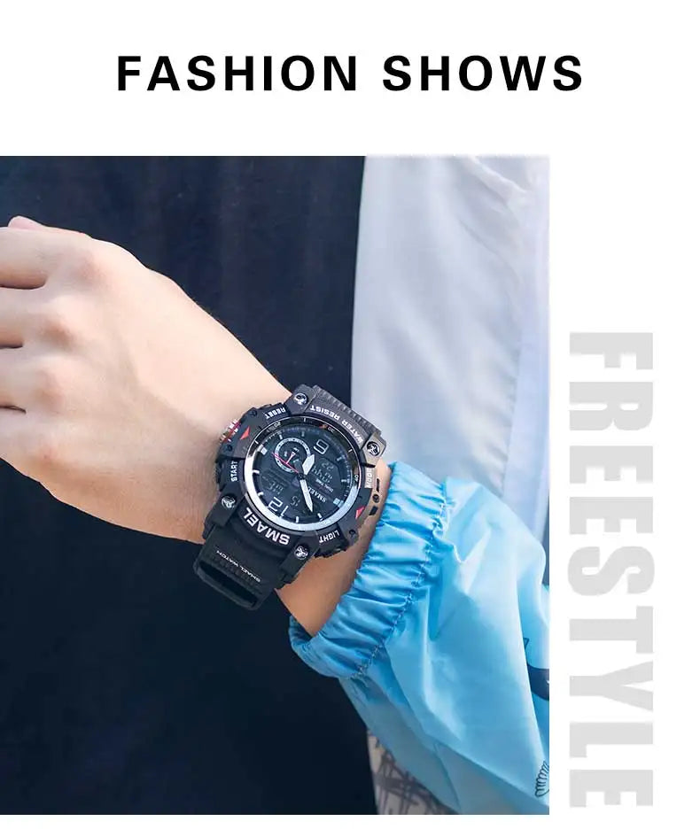 Backlight Waterproof Sport Watch – Men