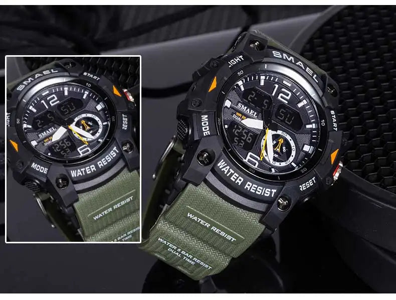Backlight Waterproof Sport Watch – Men