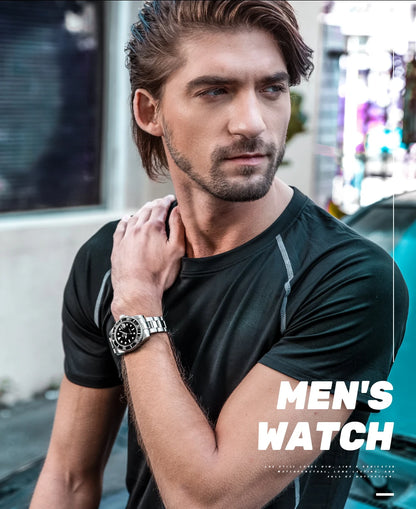 European Style Quartz Watch – Men