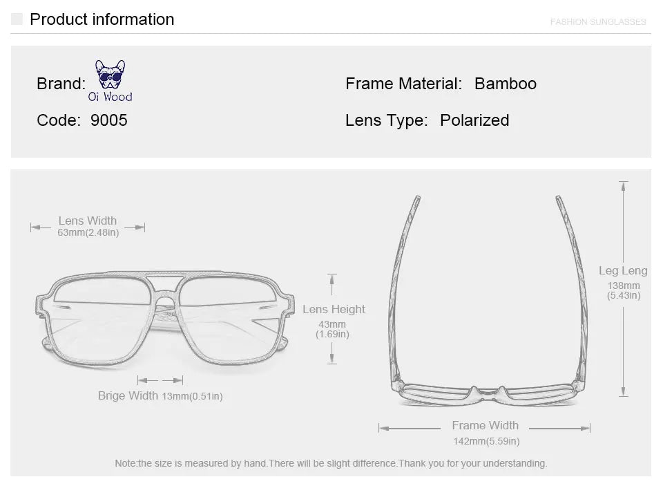 Eco-Friendly Wood Sunglasses for Men – UV Protection