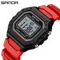 Big Dial Sports Watch with Stopwatch – Men