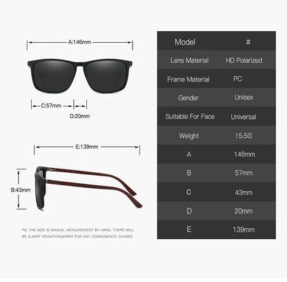 Luxury Polarized Sunglasses – UV400 for Driving & Fishing