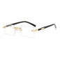 Fashion Rimless Sunglasses – UV400 for Men & Women