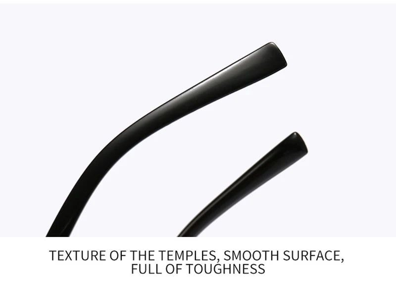 Fashion Rimless Sunglasses – UV400 for Men & Women