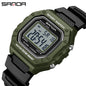 Big Dial Sports Watch with Stopwatch – Men