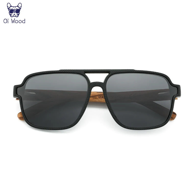 Eco-Friendly Wood Sunglasses for Men – UV Protection