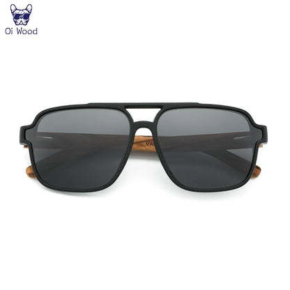 Eco-Friendly Wood Sunglasses for Men – UV Protection