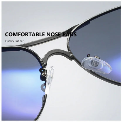 Men's Polarized Aviator Sunglasses – Mirror Lens
