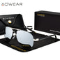 Men's Polarized Aviator Sunglasses – Mirror Lens