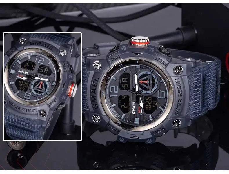 Backlight Waterproof Sport Watch – Men