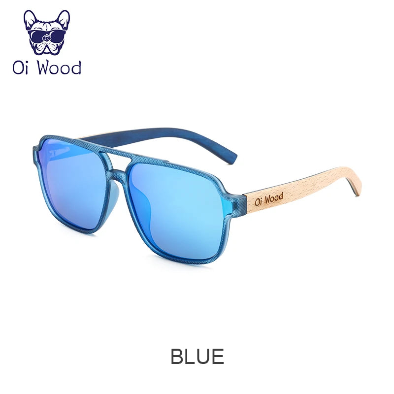Eco-Friendly Wood Sunglasses for Men – UV Protection