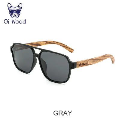 Eco-Friendly Wood Sunglasses for Men – UV Protection