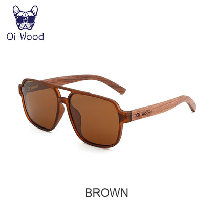 Eco-Friendly Wood Sunglasses for Men – UV Protection
