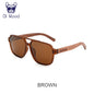 Eco-Friendly Wood Sunglasses for Men – UV Protection