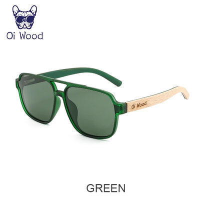 Eco-Friendly Wood Sunglasses for Men – UV Protection